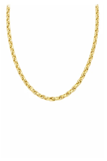 Altın Yan Burgulu Unisex Zincir (KLY1697)