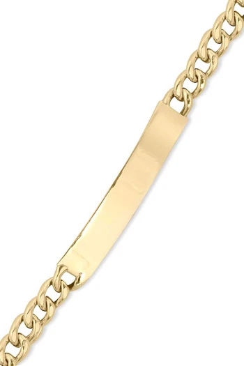 Altın Yetişkin Künye Bileklik (BLK0143)