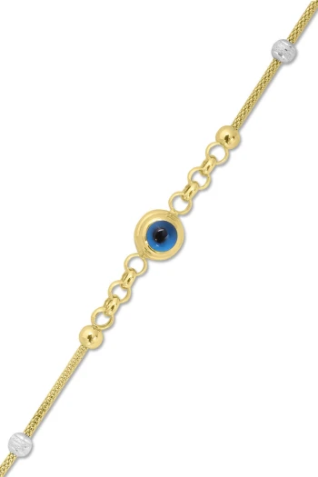 Sarı Altın Göz Bileklik (BLK0092)