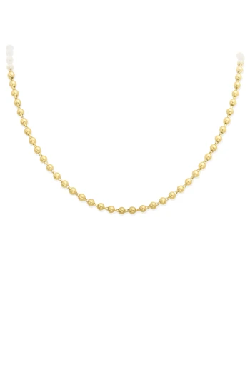 Altın 4Mm Toplu Unisex Kolye (KLY1715)