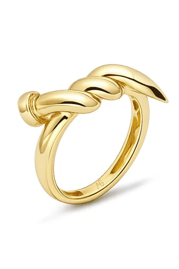 Altın Burgu Çivi Yüzük (YZK1472)