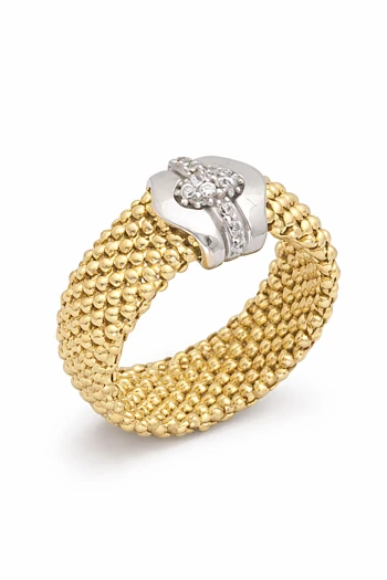 Altın Cesika Tasarım Yüzük (YZK1496)