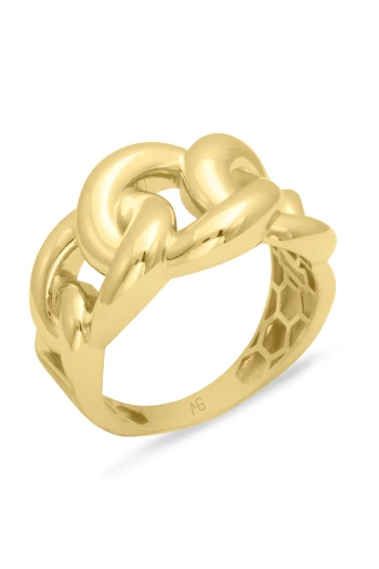 Altın Füzyon Taşsız Gurmet Yüzük (YZK1449)