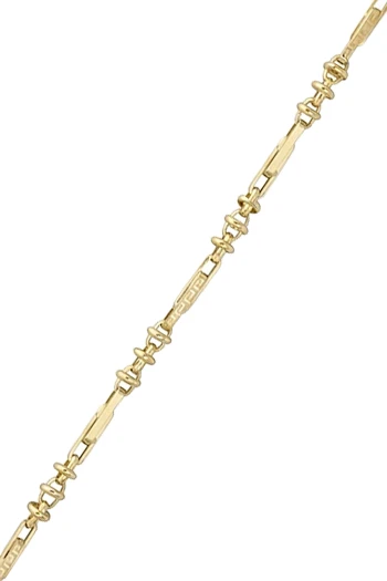 Altın Taşsız Zincir Erkek Bilekliği (EBL0024)