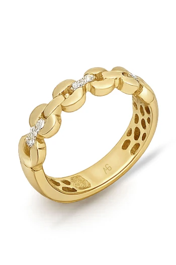 Daire Form Altın Yüzük (YZK1488)