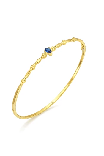 Altın Damla Taşlı Hediyelik Zarif Bilezik (BLZ0479)