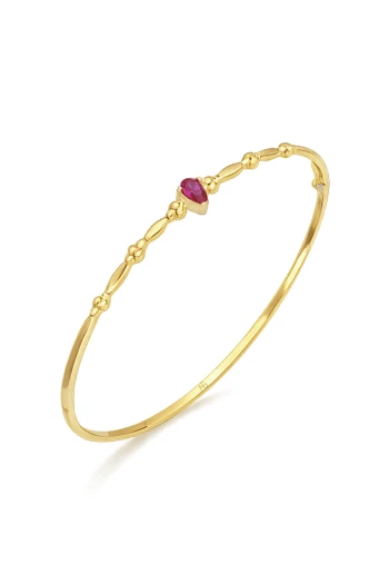 Altın Damla Taşlı Hediyelik Zarif Bilezik (BLZ0478)