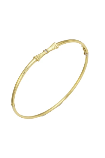 Altın Hediyelik Kombin Fiyonk İnce Bilezik (BLZ0466)