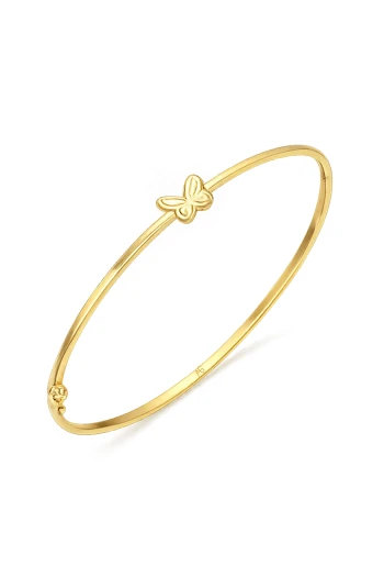 Altın Kelebekli Hediyelik Zarif Bilezik (BLZ0481)