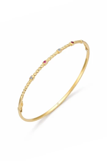 Altın Taşlı Hediyelik Zarif Bilezik (BLZ0484)