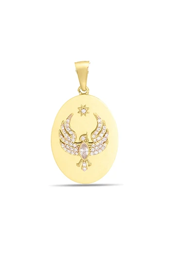 Anka Kuşu Altın Kolye Ucu (UC0386)