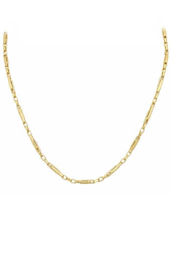 Grek Detay 60 Cm Altın Günlük Erkek Zincir (KLY1733)