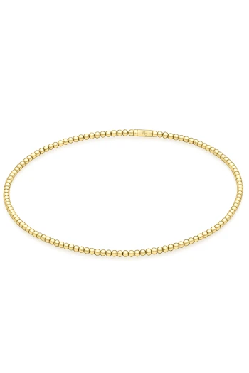 Altın 3 Mm Düz Toplu Choker Kolye (KLY1773)