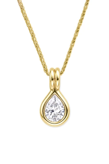 Altın Damla Model Zarif Kolye (KLY1810)