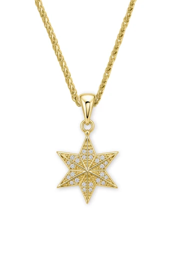 Altın Minimal Yıldız Kolye (KLY1821)