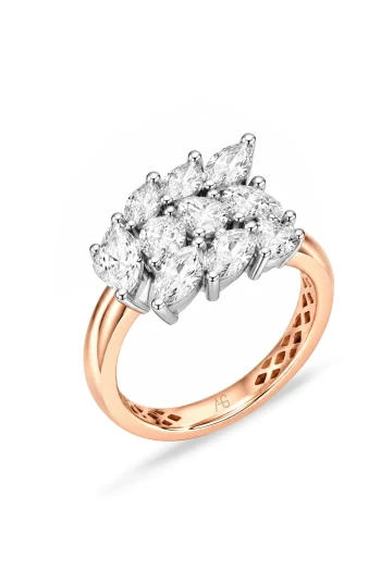 Rose Gold Pırlanta Yüzük (YZ01200)