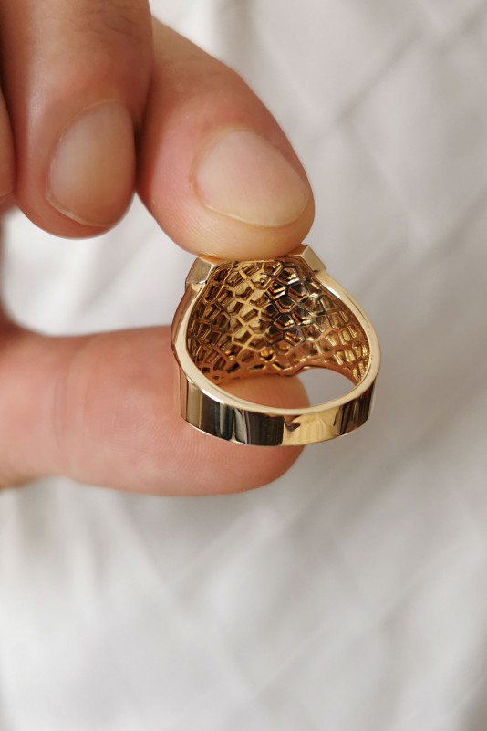 Altın Çapa Model Erkek Yüzüğü