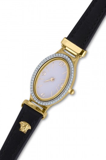 Oval Zarif Model Altın Kadın Kol Saati