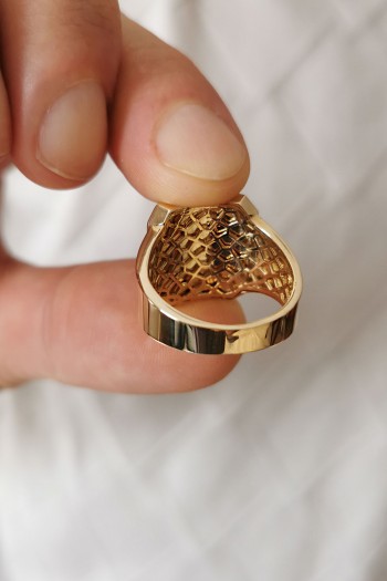 Altın Çapa Model Erkek Yüzüğü