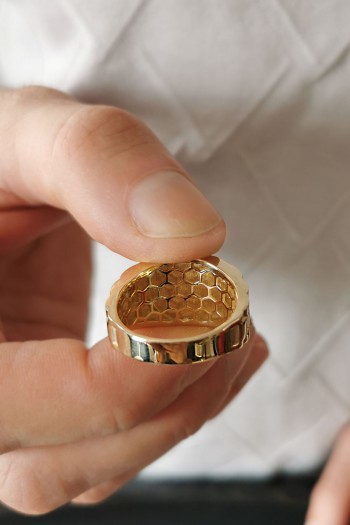 Altın Rolex Model Erkek Yüzüğü