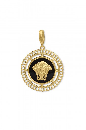 Versace 4 Cm Altın Madalyon Kolye Ucu